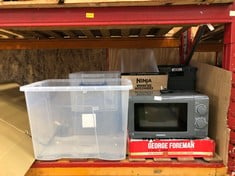 QUANTITY OF ASSORTED HOME ITEMS TO INCLUDE DAEWOO 800W MICROWAVE: LOCATION - LEFT RACK(COLLECTION OR OPTIONAL DELIVERY AVAILABLE)