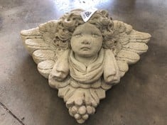 CHERUBS FACE - WALL MOUNTED PLAQUE - COLLECTION ONLY - LOCATION RIGHT RACK