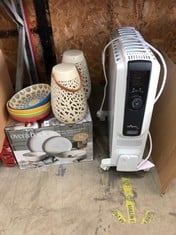 QUANTITY OF ASSORTED HOME ITEMS TO INCLUDE DELONGHI DRAGON 4 PRO HEATER - COLLECTION ONLY - LOCATION RIGHT RACK