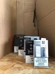 QUANTITY OF ASSORTED VAPES TO INCLUDE SMOK NORD BLACK GUN METAL RRP £120 ID MAY BE REQUIRED - COLLECTION ONLY - LOCATION RIGHT RACK