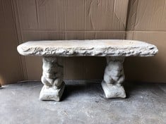 SQUIRREL SEAT/STONE BENCH - COLLECTION ONLY - LOCATION RIGHT RACK