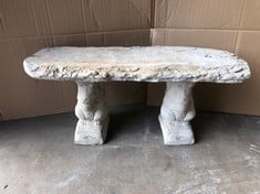 SQUIRREL SEAT/STONE BENCH - COLLECTION ONLY - LOCATION RIGHT RACK