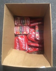 QUANTITY OF HEALTH & BEAUTY ITEMS TO INCLUDE LIP SMACKER COCA-COLA COLLECTION, GIFT SET 6 COCA-COLA & SLEEP MASK, FANTA AND SPRITE FLAVOURED LIP BALMS, ASSORTED AUTHENTIC COCA COLA-FLAVOURED LIP BALM