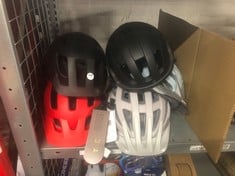 QUANTITY OF SPORTS & EXERCISE ITEMS TO INCLUDE UVEX CYCLING HELMET: LOCATION - A RACK