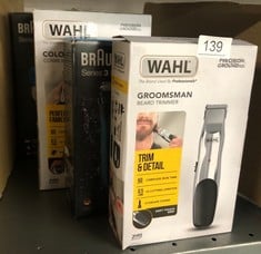 QUANTITY OF HEALTH & BEAUTY ITEMS TO INCLUDE WAHL GROOMSMAN RECHARGEABLE BEARD TRIMMER, GIFTS FOR HIM, BEARD TRIMMERS FOR MEN, STUBBLE TRIMMER, MALE GROOMING SET, CORDLESS BEARD TRIMMER, BEARD CARE K