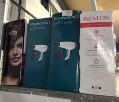 QUANTITY OF HEALTH & BEAUTY ITEMS TO INCLUDE REVLON ONE-STEP HAIR DRYER AND VOLUMISER FOR MID TO LONG HAIR (ONE-STEP, 2-IN-1 STYLING TOOL, IONIC AND CERAMIC TECHNOLOGY, UNIQUE OVAL DESIGN) RVDR5222: