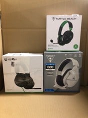 QUANTITY OF TECH & GAMING ITEMS TO INCLUDE TURTLE BEACH RECON 50X GAMING HEADSET FOR XBOX SERIES X|S, XBOX ONE, PS5, PS4, NINTENDO SWITCH, & PC: LOCATION - BACK RACK