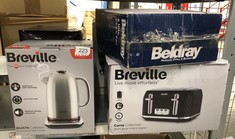 QUANTITY OF KITCHEN & APPLIANCES ITEMS TO INCLUDE BREVILLE TEMPERATURE SELECT ELECTRIC KETTLE, 1.7L, 3KW FAST BOIL, SMART DIGITAL CONTROLS, BRUSHED STAINLESS STEEL [VKT159]: LOCATION - BACK RACK