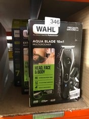 QUANTITY OF HEALTH & BEAUTY ITEMS TO INCLUDE WAHL AQUA BLADE 10 IN 1 MULTIGROOMER, BEARD AND BODY TRIMMERS MEN, STUBBLE TRIMMING, BODY SHAVING, FACEAND BODY GROOMING, FULLY WASHABLE, MALE SET, BLACK: