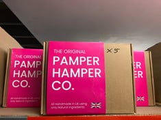 5 X THE ORIGINAL PAMPER HAMPER CO HAMPERS: LOCATION - B RACK