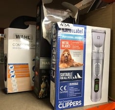 QUANTITY OF  ITEMS TO INCLUDE WAHL DOG CLIPPER: LOCATION - C RACK