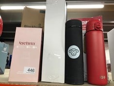 QUANTITY OF BOTTLES TO INCLUDE KICHNA THE TUB VACUUM INSULATED FOOD FLASK 6 HOURS HOT OR COLD LEAKPROOF BPA FREE DOUBLE WALLED STAINLESS STEEL FOOD JAR 500 ML - BLUSH PINK: LOCATION - C RACK