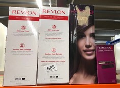 QUANTITY OF HEALTH & BEAUTY ITEMS TO INCLUDE REVLON ONE-STEP HAIR DRYER AND VOLUMISER FOR MID TO LONG HAIR (ONE-STEP, 2-IN-1 STYLING TOOL, IONIC AND CERAMIC TECHNOLOGY, UNIQUE OVAL DESIGN) RVDR5222: