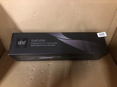 1 X GHD DUET STYLE 2-IN-1 HOT AIR STYLER IN BLACK - TRANSFORMS HAIR FROM WET TO STYLED WITH AIR-FUSION TECHNOLOGY, BLACK.: LOCATION - D RACK