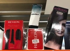 QUANTITY OF HEALTH & BEAUTY ITEMS TO INCLUDE REVLON ONE-STEP BLOW-DRY MULTI STYLER - 3 IN 1 TOOL - DRY, CURL AND VOLUMISE WITH THE 3 INTERCHANGEABLE ATTACHMENTS (DETACHABLE HEAD, CURLER, DRYER, STYLE