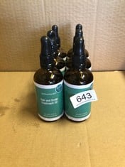 6 X HAIR AND SCALP TREATMENT OIL : LOCATION - E RACK