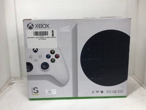 MICROSOFT XBOX SERIES S GAME CONSOLE.:: LOCATION - B RACK