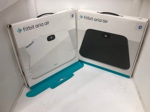 X2 FITBIT SCALES ARIA AIR SCALES (TOTAL RRP - £100): LOCATION - B RACK