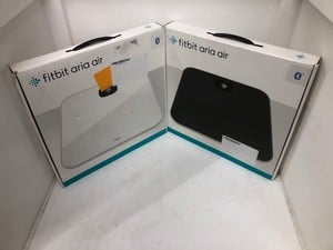 X2 FITBIT SCALES ARIA AIR SCALES (TOTAL RRP - £100): LOCATION - B RACK