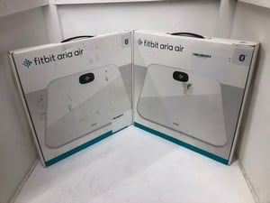 X2 FITBIT SCALES ARIA AIR SCALES (TOTAL RRP - £100): LOCATION - B RACK