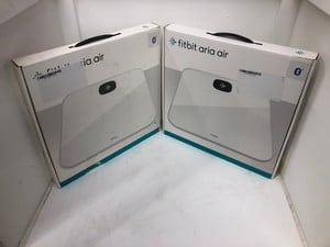 X2 FITBIT SCALES ARIA AIR SCALES (TOTAL RRP - £100): LOCATION - B RACK