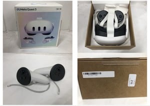 META QUEST 3 128GB V.R HEADSET (RRP - £479): MODEL NO S3A: LOCATION - B RACK