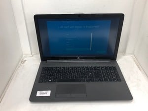 HP 250 G7 NOTEBOOK 128GB LAPTOP INTEL CELERON N4020, 8GB RAM, 15.5" SCREEN: LOCATION - B RACK