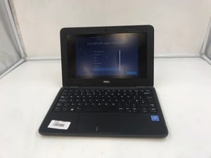 DELL LATITUDE 3190 64GB LAPTOP: MODEL NO P26T. INTEL CELERON N4120, 4GB RAM, 11.5" SCREEN: LOCATION - C RACK