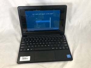 GEO GEOBOOK 1E 64GB LAPTOP INTEL CELERON N3450, 4GB RAM,: LOCATION - D RACK