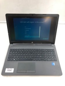 HP 250 G7 NOTEBOOK 128GB LAPTOP: MODEL NO RTL8821CE. INTEL CELERON N4020, 8GB RAM, 15.5" SCREEN: LOCATION - D RACK