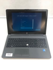 HP 250 G7 NOTEBOOK 128GB LAPTOP INTEL CELERON N4020, 8GB RAM, 15.5" SCREEN: LOCATION - D RACK