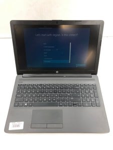 HP 250 G7 NOTEBOOK 128GB LAPTOP INTEL CELERON N4020, 8GB RAM, 15.5" SCREEN: LOCATION - D RACK