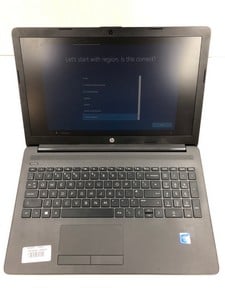 HP 250 G7 NOTEBOOK 128GB LAPTOP: MODEL NO TPN-C135. INTEL CELERON N4020, 4GB RAM,: LOCATION - D RACK