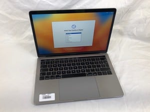 APPLE MACBOOK PRO 256GB SSD LAPTOP: MODEL NO A1989. INTEL CORE I5-8279U, 16GB RAM,: LOCATION - A RACK