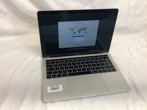 APPLE MACBOOK PRO (TOUCH/MID-2017) 500GB LAPTOP: MODEL NO A1706. INTEL CORE I5-7267U, 8GB RAM, 13.0" SCREEN: LOCATION - A RACK