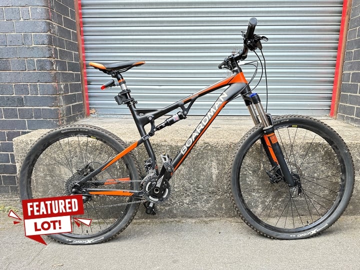 Boardman Team Full suspension Mountain Bike, Sram Groupset, Rockshox Sektor Forks, Seat Tube Length 50cm (Approx) (VAT ONLY PAYABLE ON BUYERS PREMIUM)