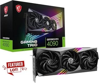 MSI GEFORCE RTX 4090 GAMING X TRIO 24GB GRAPHICS CARD (ORIGINAL RRP - £1799): MODEL NO 912-V510-224 (BOXED) [JPTB4305]. THIS PRODUCT IS FULLY FUNCTIONAL