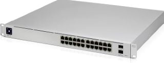 UNIFI NETWORK 24 LAYER 2 SWITCH WITH 24 GBE RJ45 PORTS & 2 1G SFP PORTS SWITCH ROUTER (ORIGINAL RRP - £420) IN SILVER: MODEL NO USW-24 (BOXED WITH MANUFACTURE ACCESSORIES) [JPTB4307]. THIS PRODUCT IS FULLY FUNCTIONAL AND IS PART OF OUR PREMIUM TECH AND ELECTRONICS RANGE