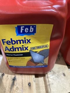 PALLET OF ITEMS TO INCLUDE FEBMIX ADMIX FOR BRICKLAYING, TROPICAL SHAMPOO, CONCRETE HARDENER & DUSTPROOF