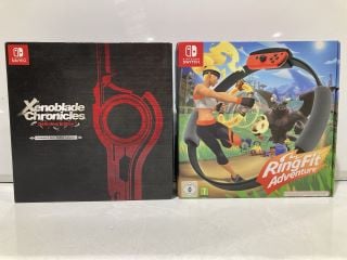 2 X NINTENDO SWITCH XENOBLADE CHRONICLES DEFINITIVE EDITION COLLECTIONS SET AND NINTENDO SWITCH RING FIT ADVENTURE TOTAL RRP £362