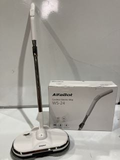 2 X ALFABOT CORDLESS ELECTRIC MOP WS-24 WHITE TOTAL RRP £136