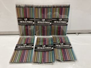 QTY OF SET OF 12 METALLIC PENCILS