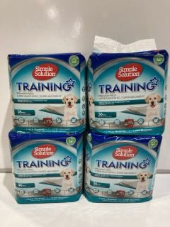 4 X SIMPLE SOLUTION DOG TRAINING PREMIUM PADS