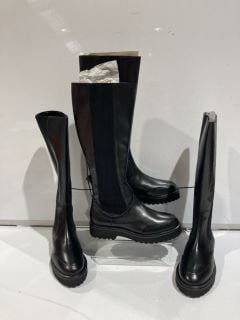 2 X JOHN LEWIS PURCELLA BLACK BOOTS SIZE EU 39/40