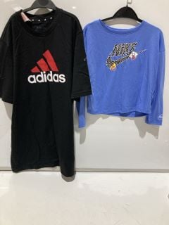 QTY OF ASSORTED JOHN LEWIS CLOTHING TO INCLUDE ADIDAS KIDS PRINTED LEGGINGS BLACK SIZE 9-10 YEARS