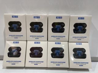 BOX OF XG-13 WIRELESS EARPHONES TWS 5.0