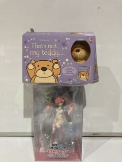 BOX OF ASSORTED TOYS TO INCLUDE BAKER ROSS CRAFT-IT MONSTER BUNCH CERAMIC COIN BANKS AND EXERZ 20CM GLOBE