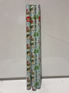 BOX OF ELF CHRISTMAS ROLL WRAP 4 METRES