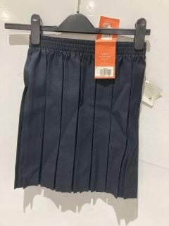 QTY OF JOHN LEWIS BOYS SHORTS LONGER LENGTH 5 YEARS NAVY AND PLEATED SKIRT 6 YEARS NAVY