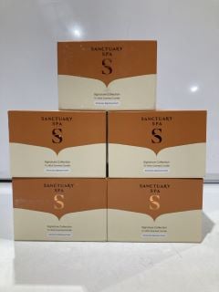 QTY OF SANCTUARY SPA TRI WICK SCENTED CANDLES